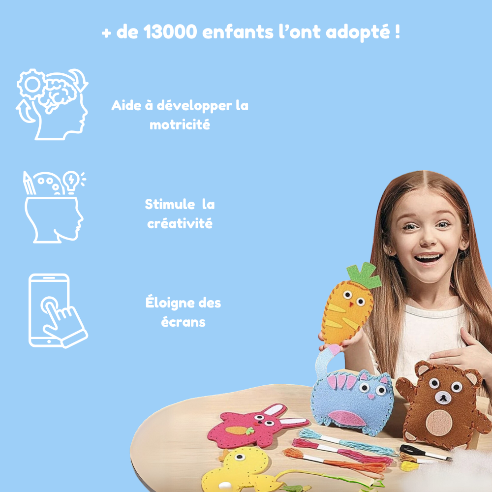 Petit artiste - Kit de couture pour enfant