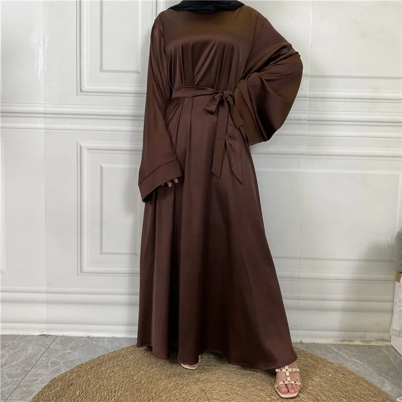 Satin Elegance Abaya