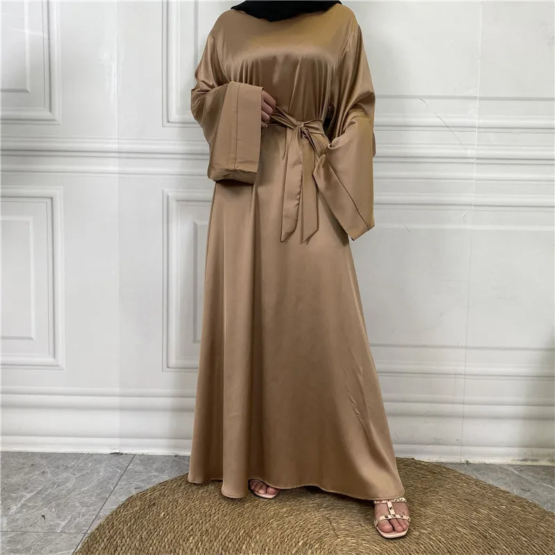 Satin Elegance Abaya