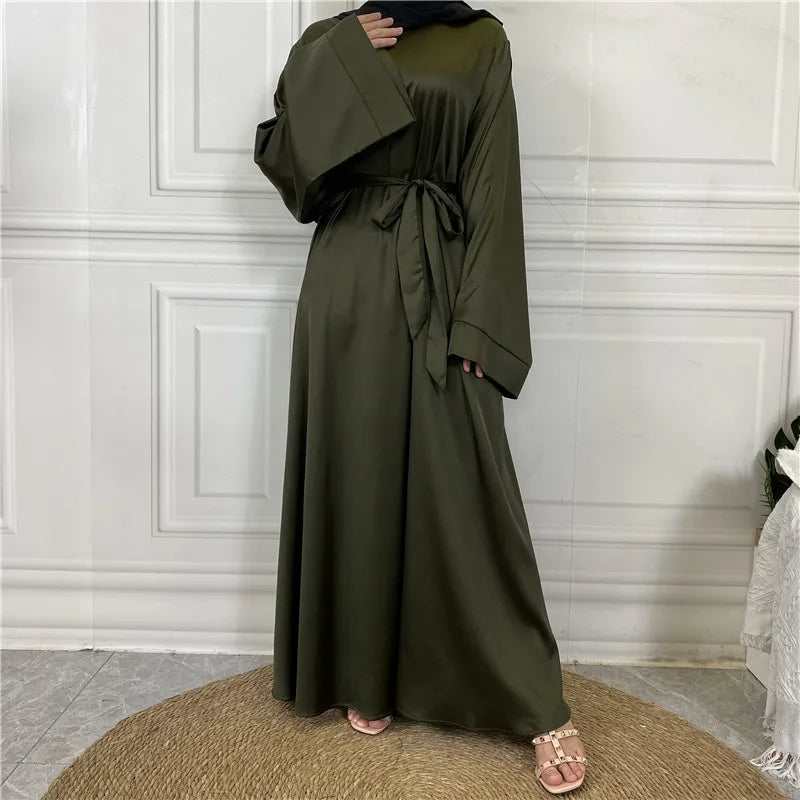 Satin Elegance Abaya