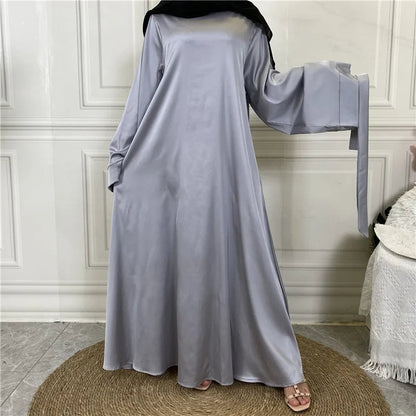 Satin Elegance Abaya