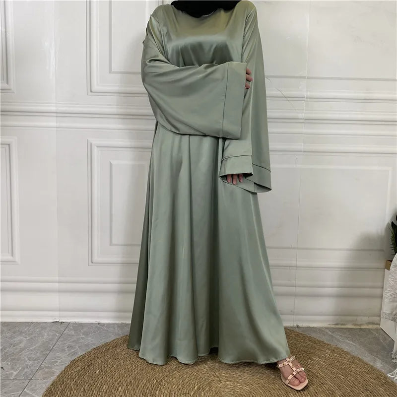 Satin Elegance Abaya